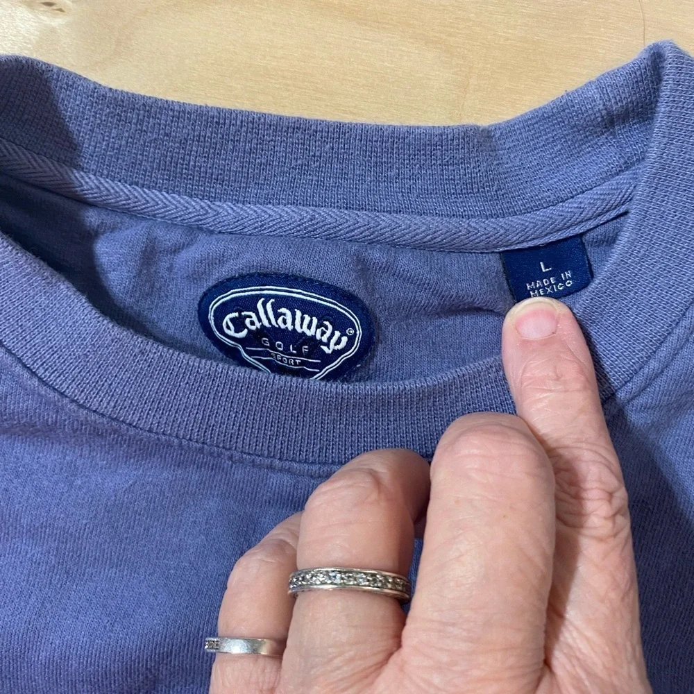 Callaway Golf Men's Blue Sweatshirt Large (PQ)